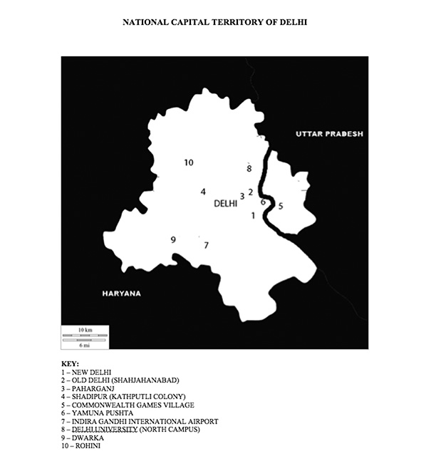 Source created by author Map 2 Gurgaon old and new parts Source - photo 1