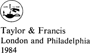 UK Taylor Francis Ltd 4 John St London WC1N 2ET USA Taylor Francis Inc - photo 1