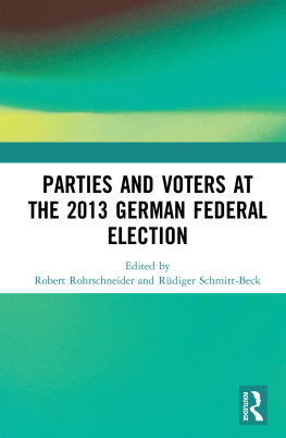 Robert Rohrschneider - Parties and Voters at the 2013 German Federal Election