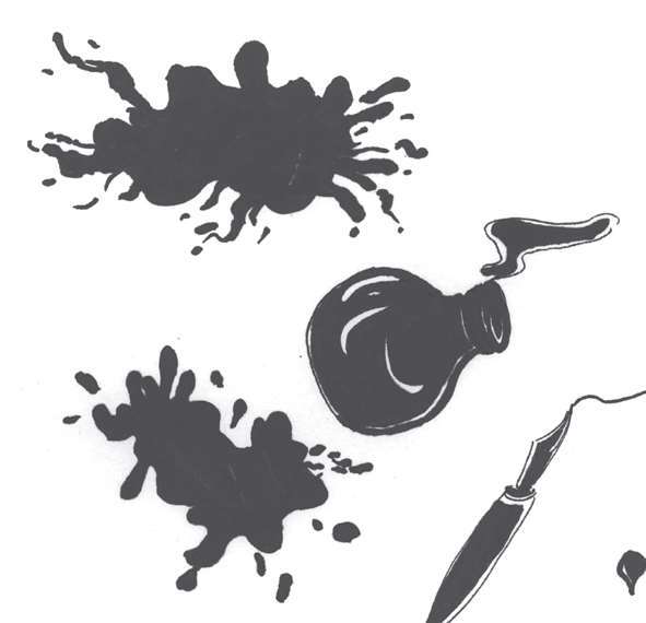 Ink is a liquid containing pigments or dyes and ink is used for writing or - photo 7