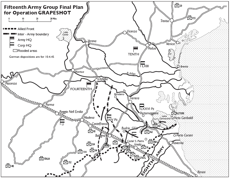 Map 2 15th Army Group final plan for Operation GRAPESHOT Map 3 Operation - photo 5