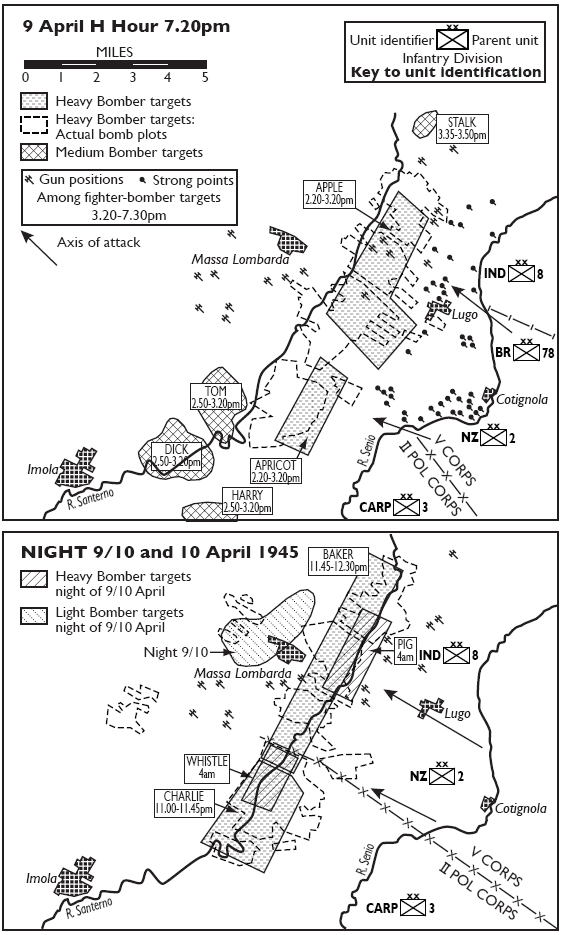 Map 3 Operation BUCKLAND Allied bomber attacks on Eighth Armys front Map - photo 6