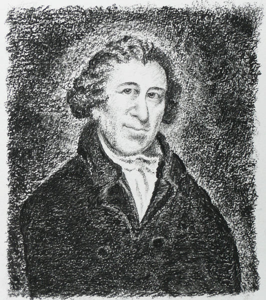 ILLUSTRATION BY PENELOPE PARKER AFTER THE PORTRAIT OF THOMAS PAINE IN LONDON - photo 1