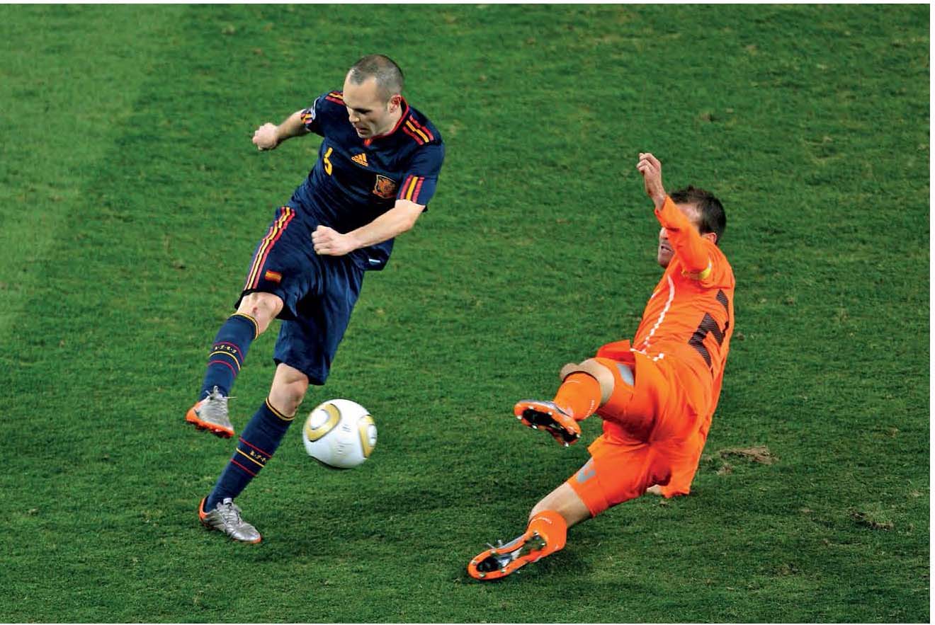 Andrs Iniesta scores the winning goal for Spain in the 2010 World Cup football - photo 3