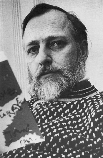 Frontispiece Asger Jorn in 1963 holding a copy of The Order of Nature Photo - photo 2