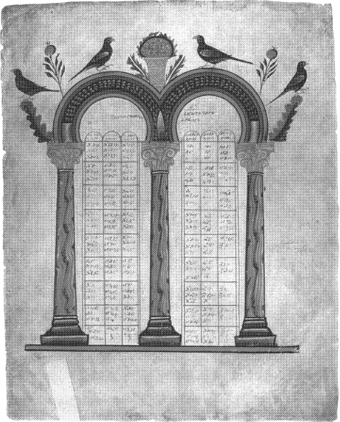 Gospel of Etchmiadzin Canon of Concordance c AD 989 The early Medieval - photo 4