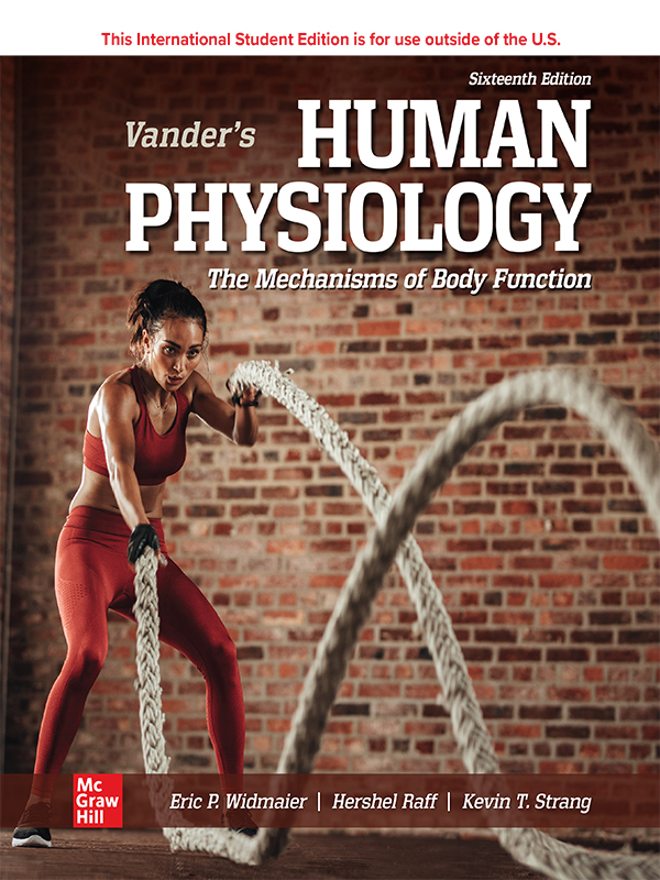 Page i SIXTEENTH EDITION VANDERS Human Physiology The Mechanisms of Body - photo 1