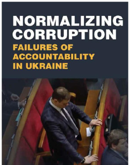 Erik S. Herron - Normalizing Corruption: Failures of Accountability in Ukraine