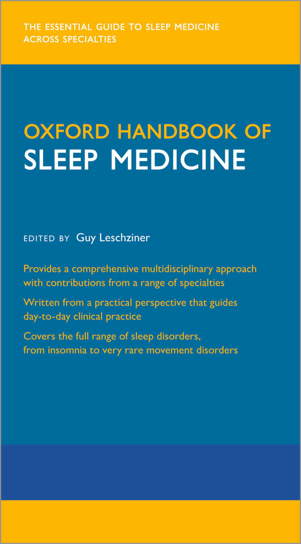 Oxford Handbook of Sleep Medicine Published and forthcoming Oxford Handbooks - photo 1