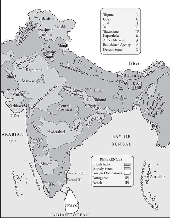 India at the time of Independence 1947 India after adopting the - photo 6