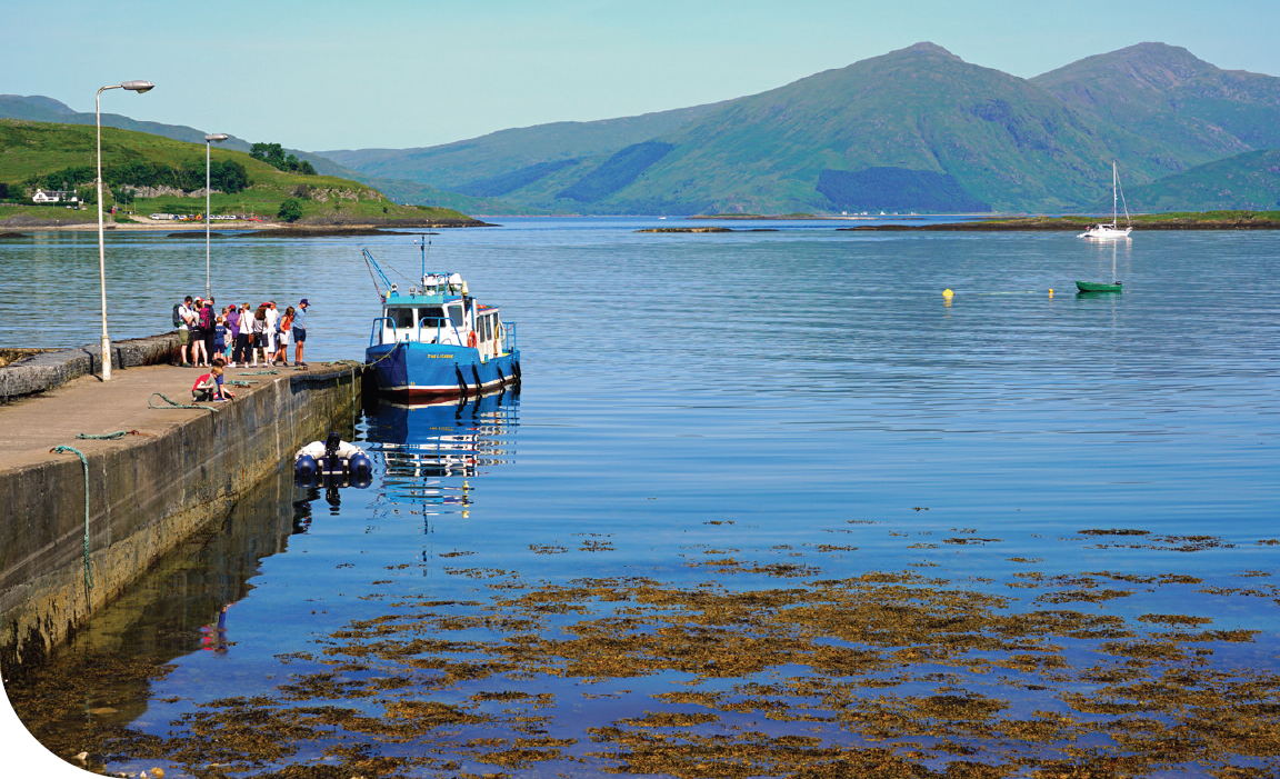 The small passenger ferry between Point on Lismore and mainland Port Appin only - photo 13