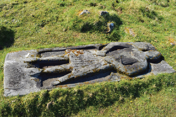 West Highland grave slabs depict warriors swords and crosses each stone - photo 21