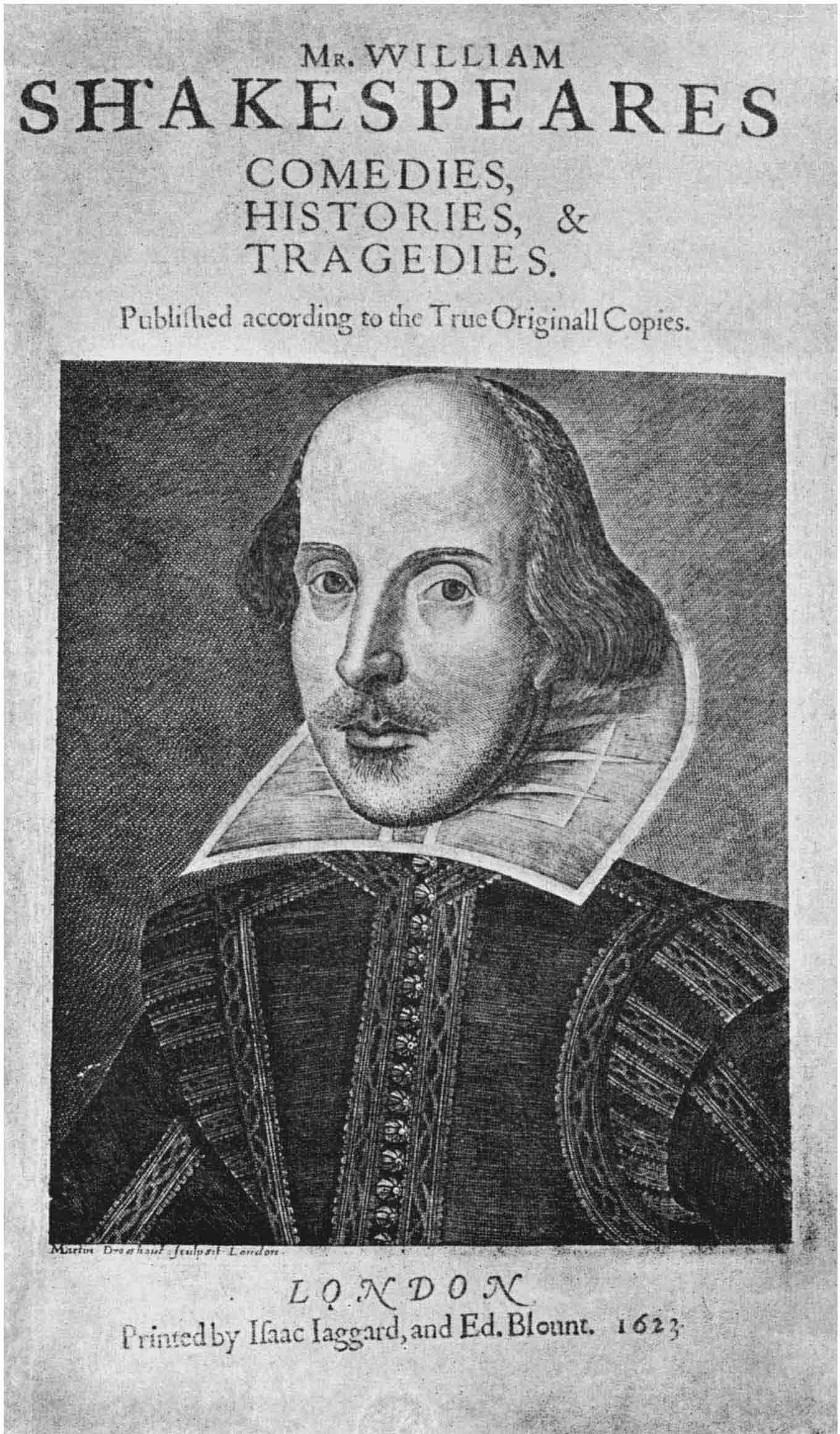 Title-page with a portrait of Shakespeare engraved by Droeshout from the - photo 6