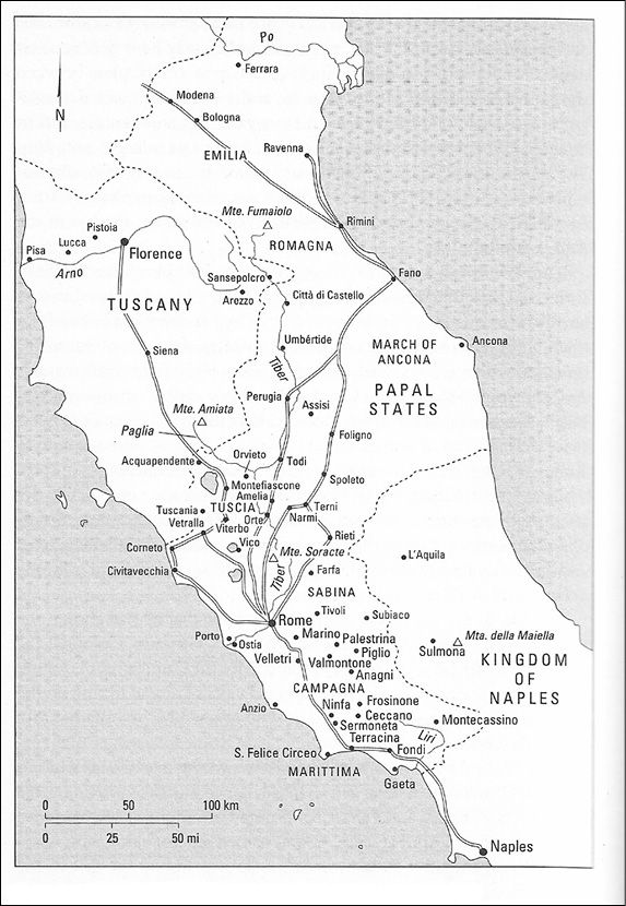 Map Central Italy in the fourteenth century Italica Press Map Battle - photo 3