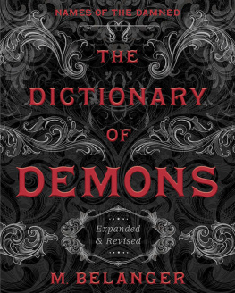 Michelle Belanger - The Dictionary of Demons: Expanded & Revised