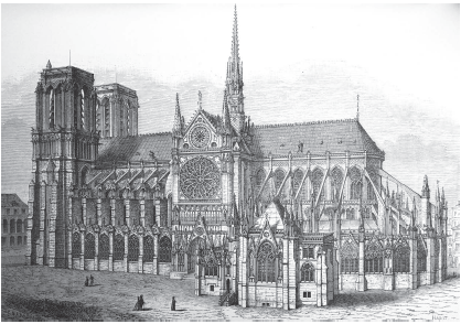 Lateral view of Notre-Dame after an engraving by M Baldus Prologue Of - photo 4