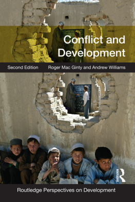 Roger MacGinty - Conflict and Development