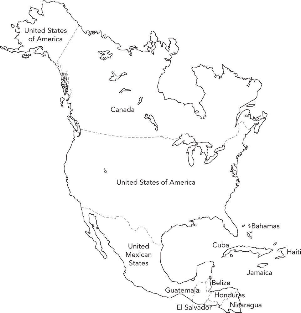 Map of North America Map of South America Understanding USLatin American - photo 1