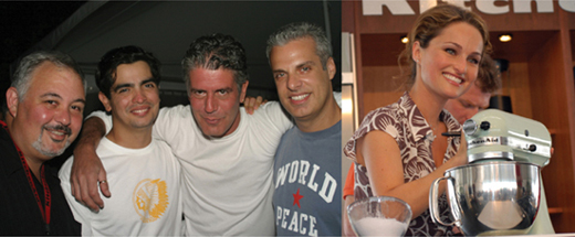 Party waiting to happen Terry Zarikian Aarn Sanchez Tony Bourdain and Eric - photo 9