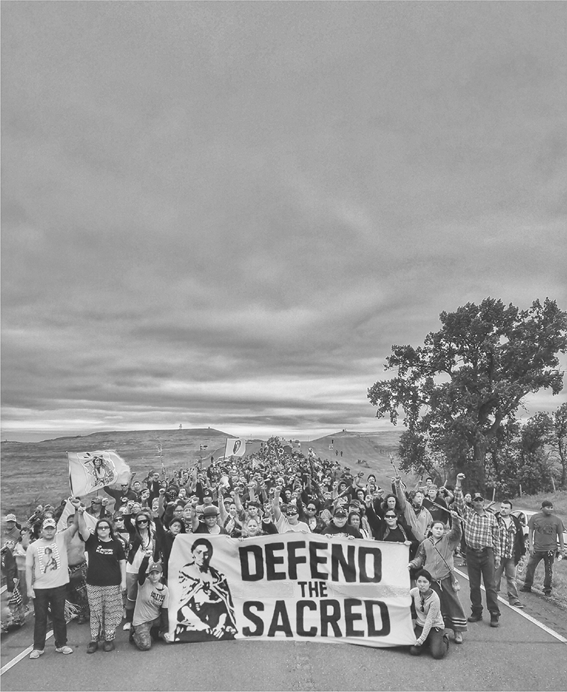 Water Protectors at Standing Rock Fall 2016 Courtesy of Dallas Goldtooth - photo 2