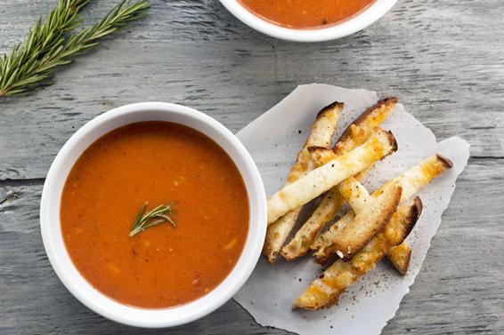 Thick and creamy tomato soup with rosemary Serves Preparation Time 10 - photo 2