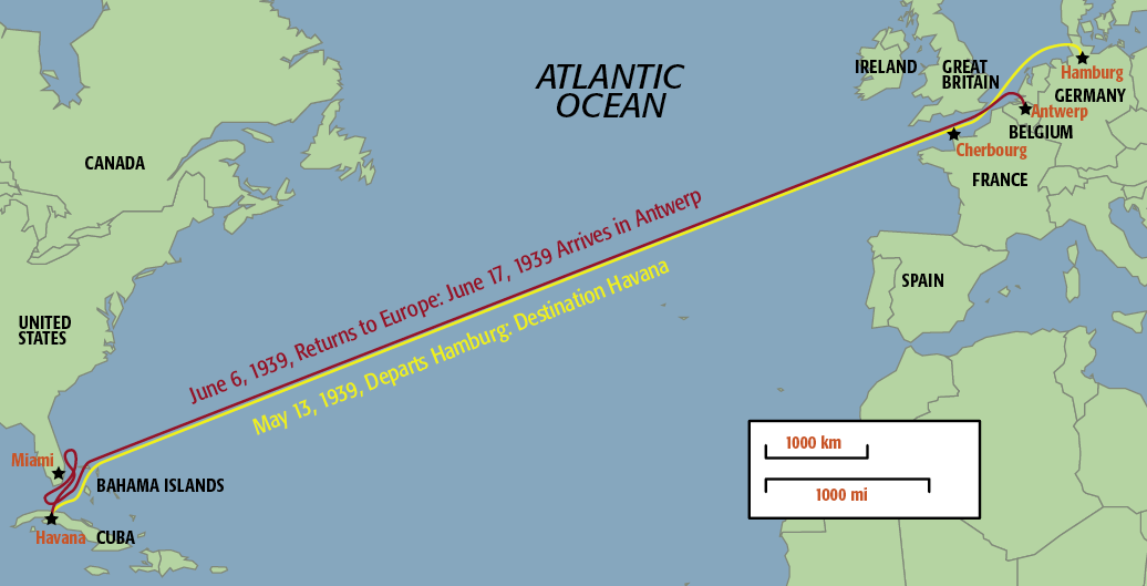 The MS St Louis left Hamburg Germany on May 13 1939 destined for Havana - photo 5