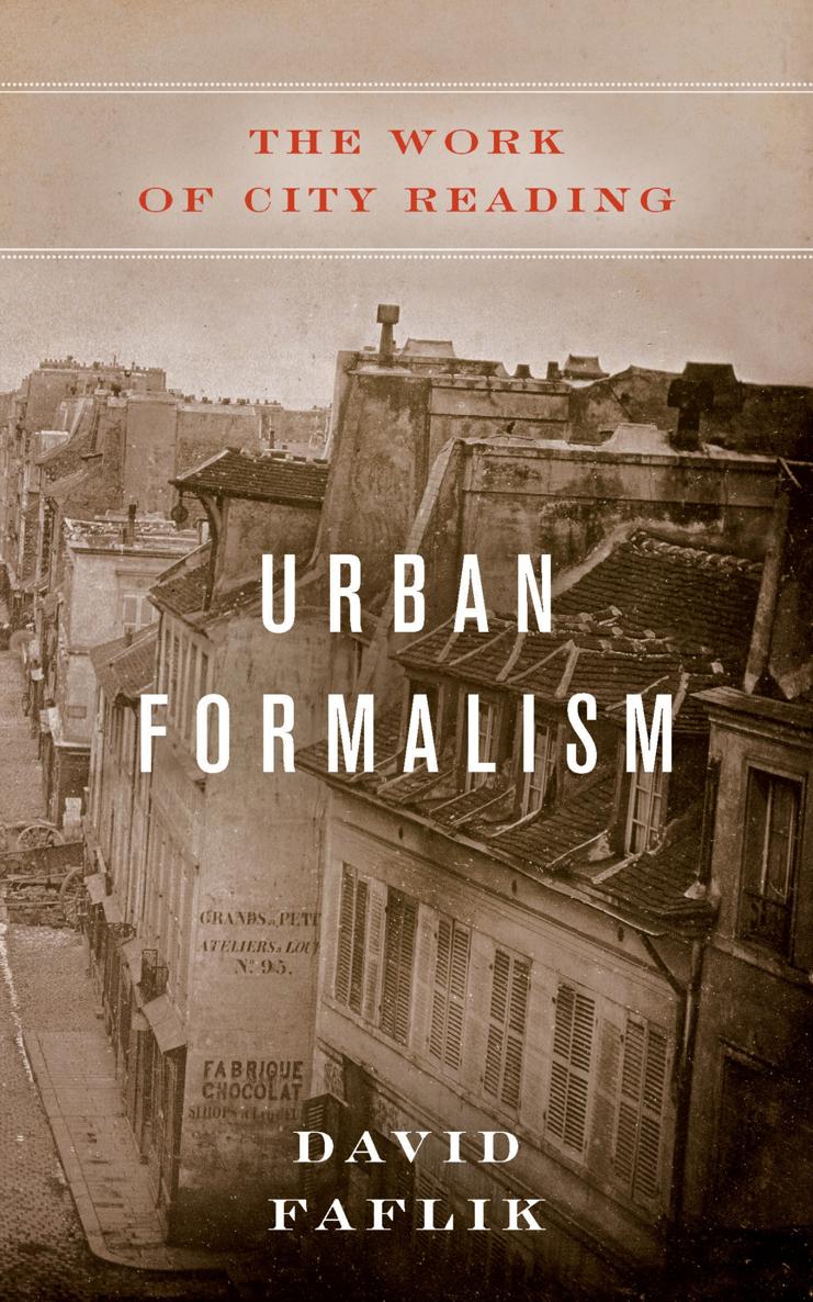 URBAN FORMALISM POLIS Fordham Series in Urban Studies Edited by Daniel J - photo 1