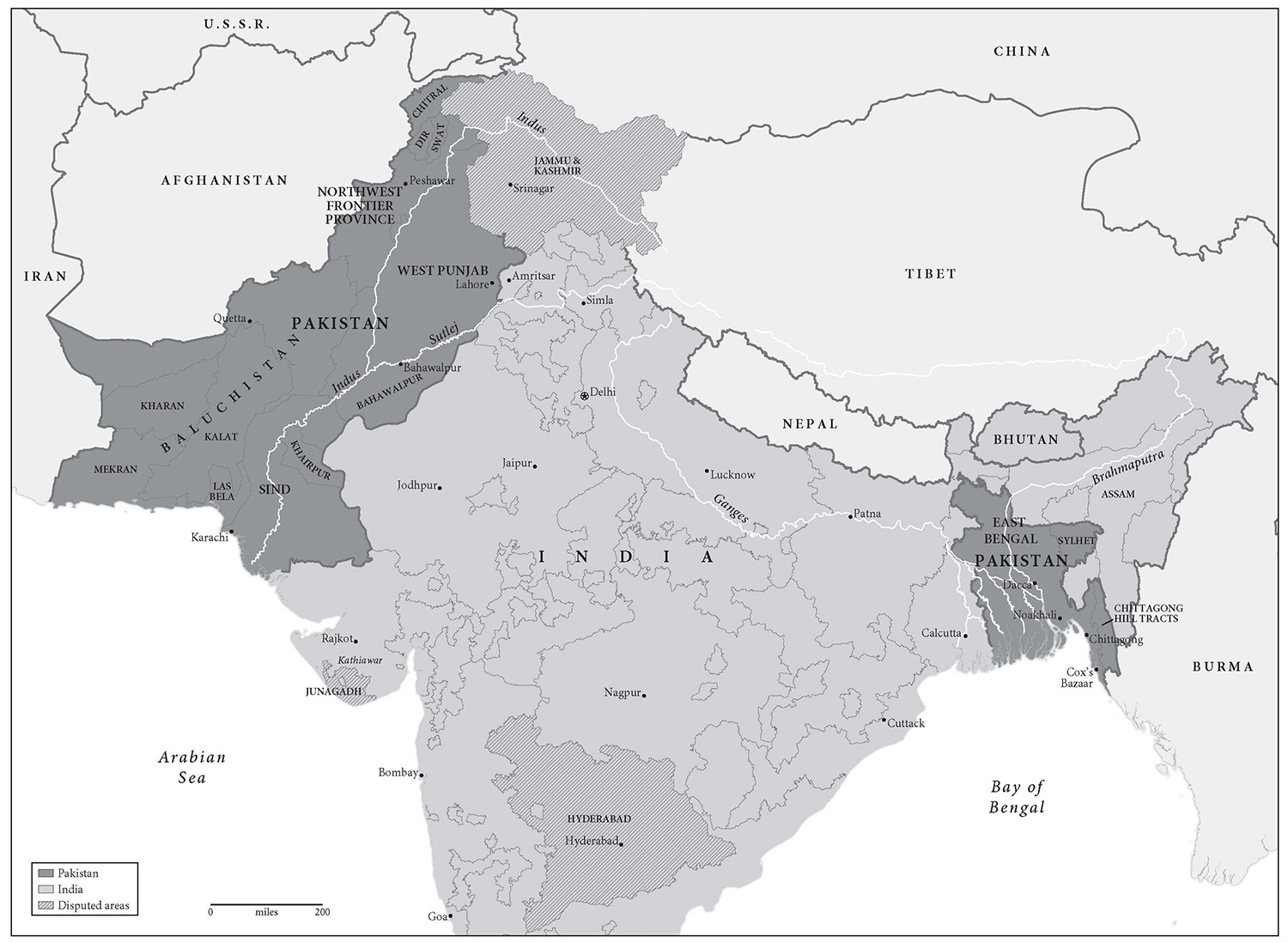 Pakistan After Independence Post-Partition The Zone of Conflict - photo 2