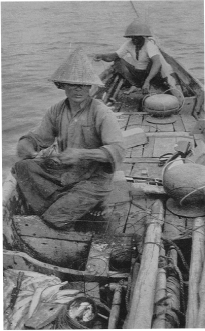 I LINE FISHERMEN AT WORK Catching small cuttle-fish part of each mans catch - photo 3