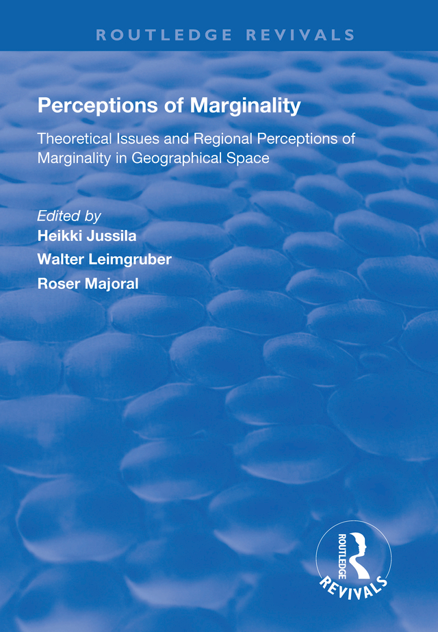 Perceptions of Marginality Theoretical issues and regional perceptions of - photo 1