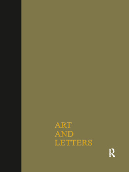 F. Rutter - Art Letters July-Winter 1918