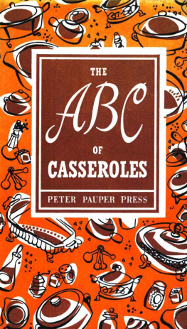 Peter Pauper Press The ABC of Casseroles (Peter Pauper Press Vintage Editions)