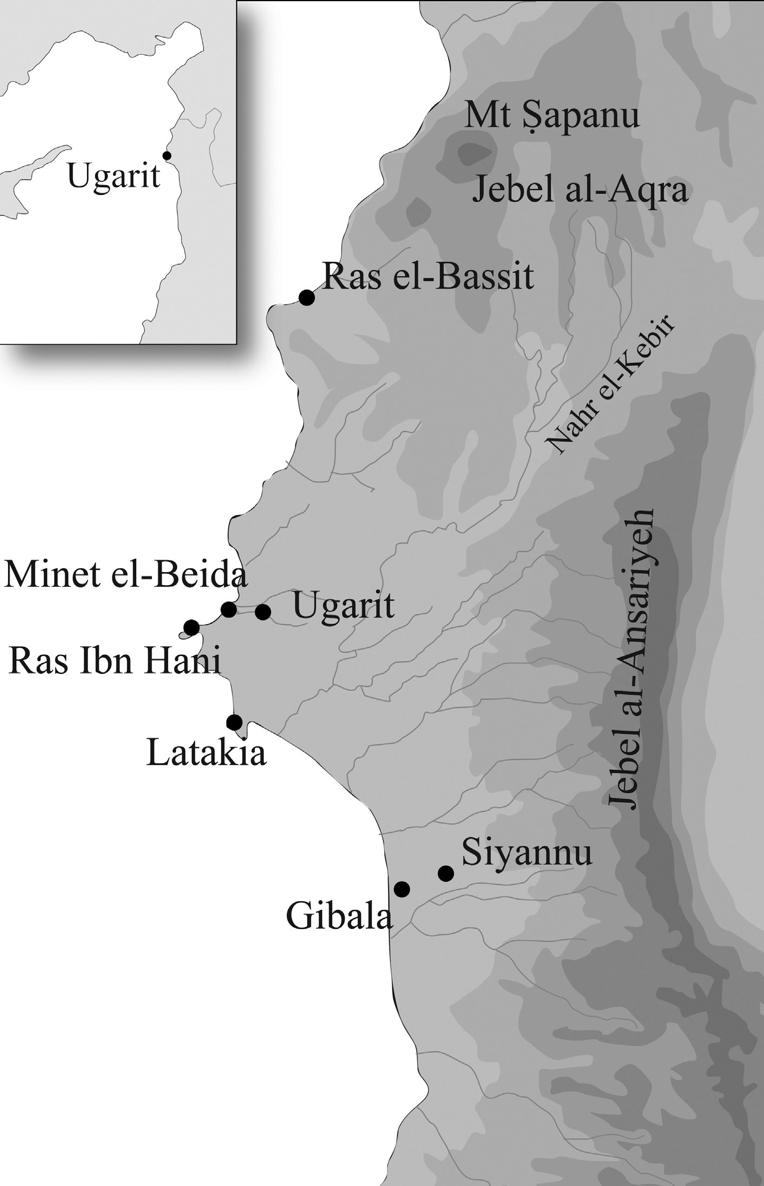 Fig 02 Map of the Kingdom of Ugarit Drawn by the author after Calvet 2012 - photo 5