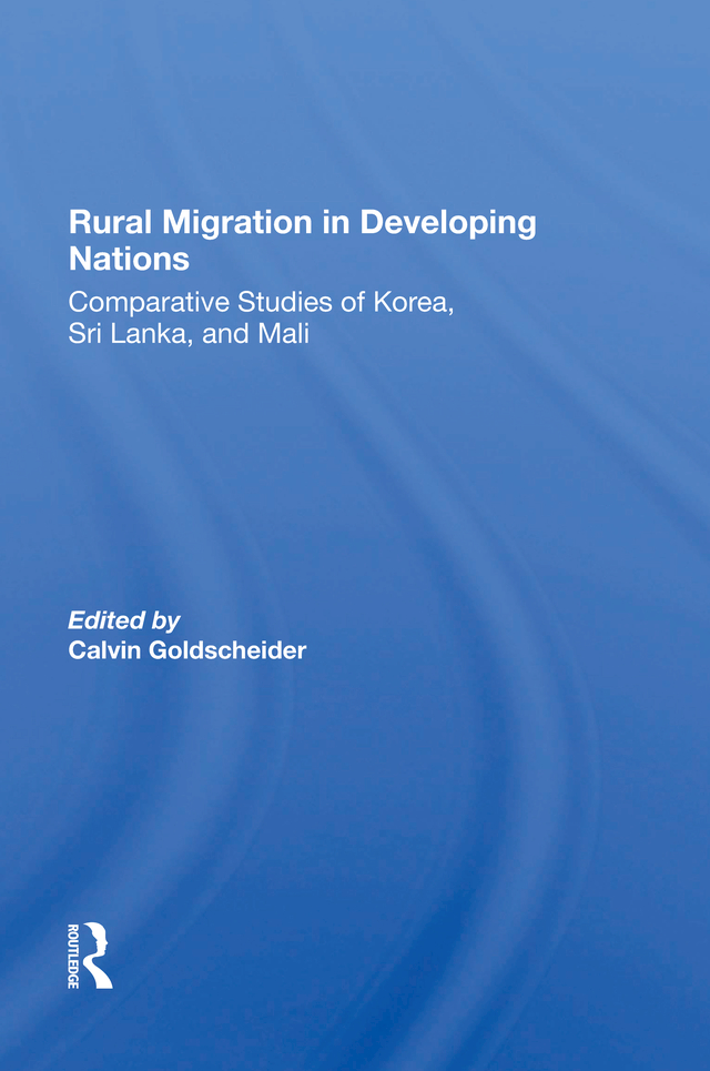 Rural Migration in Developing Nations Westview Replica Editions The concept of - photo 1