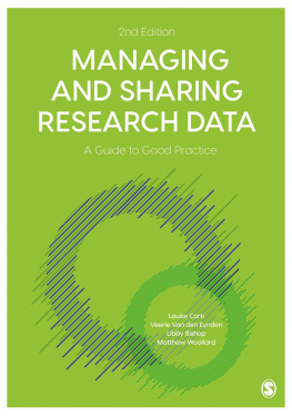 Louise Corti - Managing and Sharing Research Data