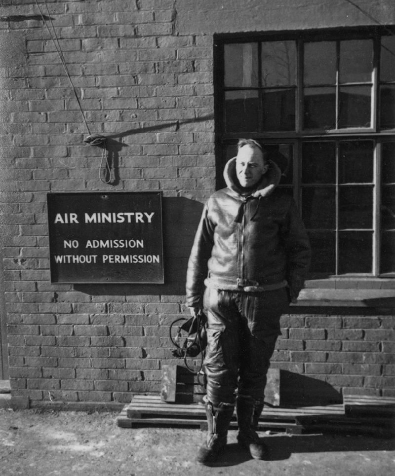 Guy Mayfield outside No 19 Squadrons hangar RAF Duxford Today this building - photo 6