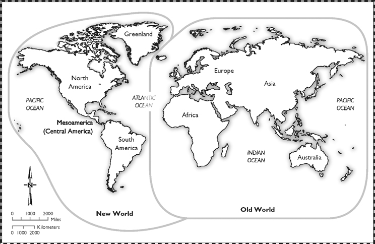 FIGURE 11 Simplified map of the world showing both New and Old Worlds - photo 4