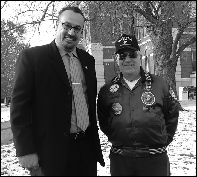 The author Jeremy P mick left pictured with Gunnery Sgt ret Bryce - photo 3