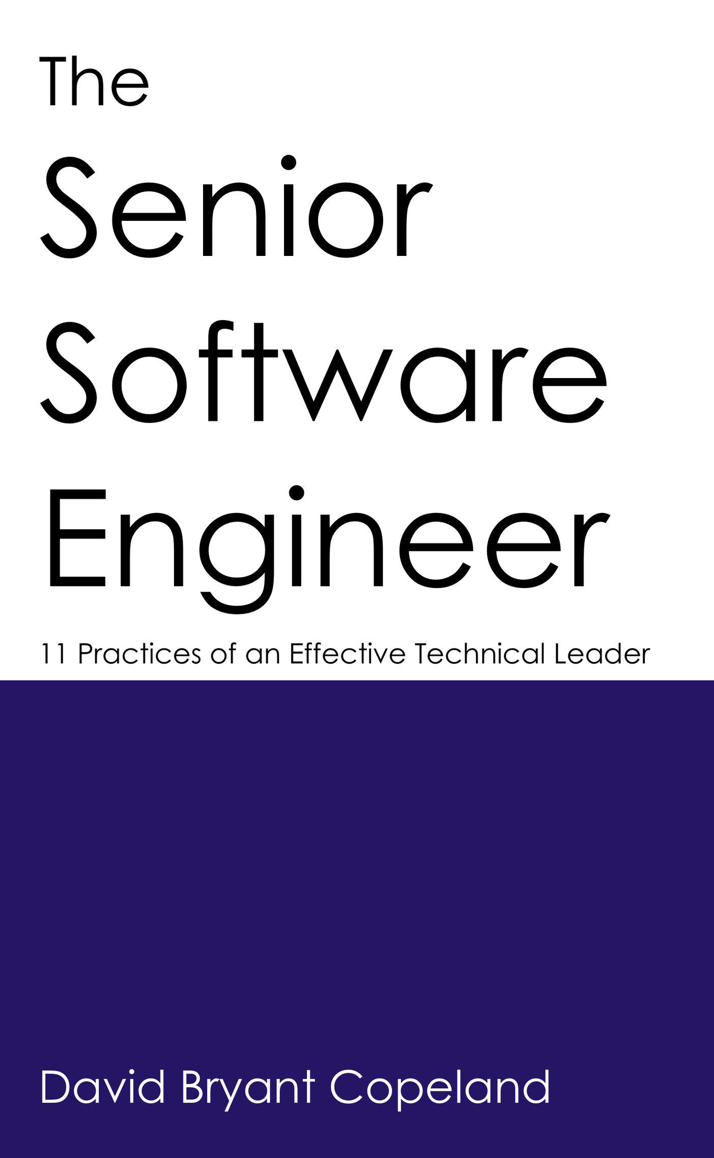 The Senior Software Engineer Copyright 2014 by David Bryant Copeland All - photo 1