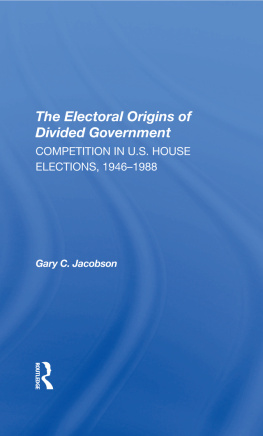 Gary C. Jacobson - The Electoral Origins of Divided Government: Competition in U.s. House Elections, 1946-1988