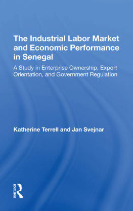 Katherine Terrell - The Industrial Labor Market and Economic Performance in Senegal: A Study in Enterprise Ownership, Export Orientation, and Government Regulations