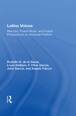 Rodolfo O de La Garza - Latino Voices: Mexican, Puerto Rican, and Cuban Perspectives on American Politics
