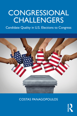 Costas Panagopoulos - Congressional Challengers: Candidate Quality in Us Elections to Congress