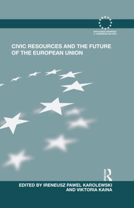 Viktoria Kaina - Civic Resources and the Future of the European Union
