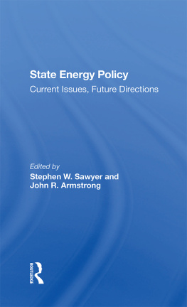 Stephen W. Sawyer - State Energy Policy: Current Issues, Future Directions