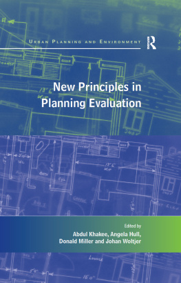 Abdul Khakee New Principles in Planning Evaluation