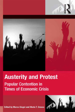 Marco Giugni - Austerity and Protest: Popular Contention in Times of Economic Crisis