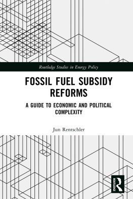 Jun Rentschler - Fossil Fuel Subsidy Reforms: A Guide to Economic and Political Complexity