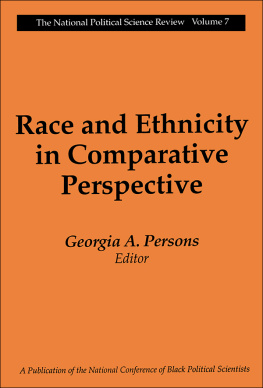 Georgia Persons - Race and Ethnicity in Comparative Perspective