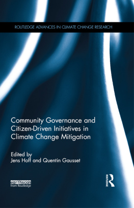 Jens Hoff - Community Governance and Citizen-Driven Initiatives in Climate Change Mitigation